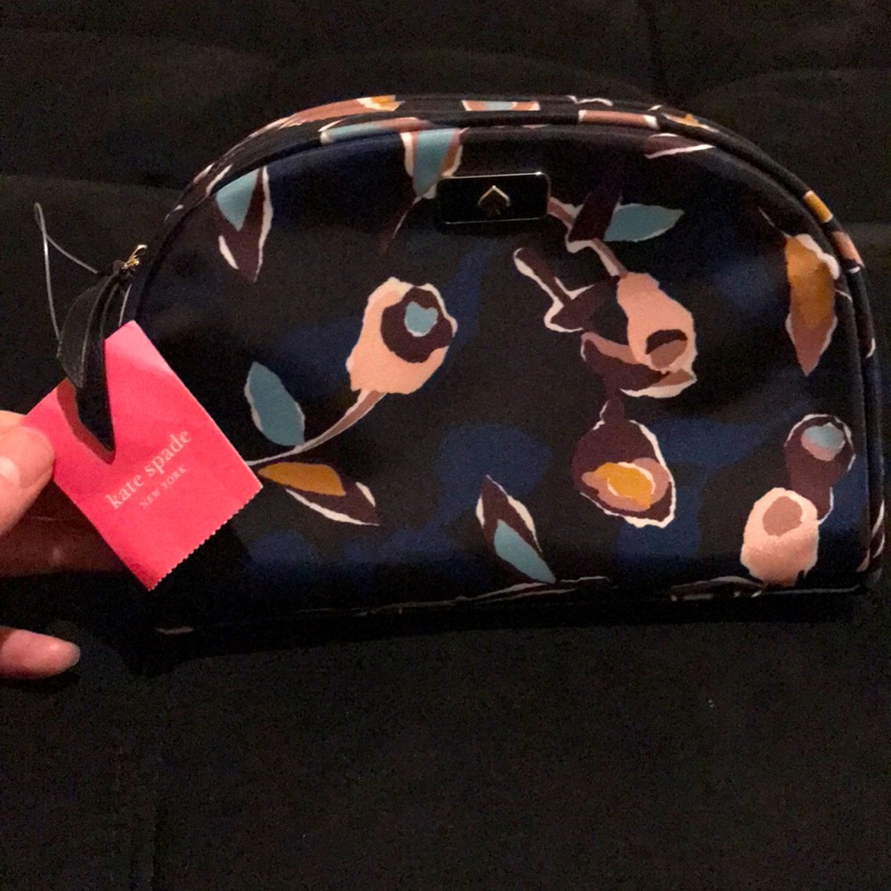 Kate Spade Dawn Paper Rose Make Up Bag